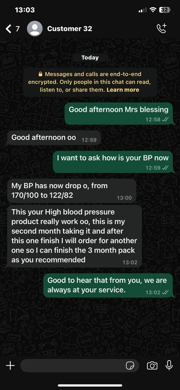 BP reading before/after